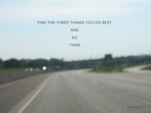 Creative Truth—Find the Three